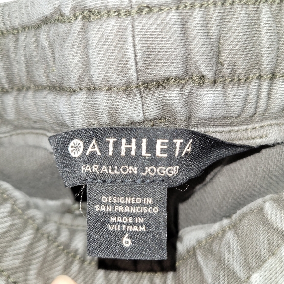 Athleta Farrallon Jogger Grey Size 6 - Picture 4 of 8